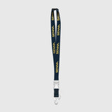 Ayrton Senna lanyard, albastru