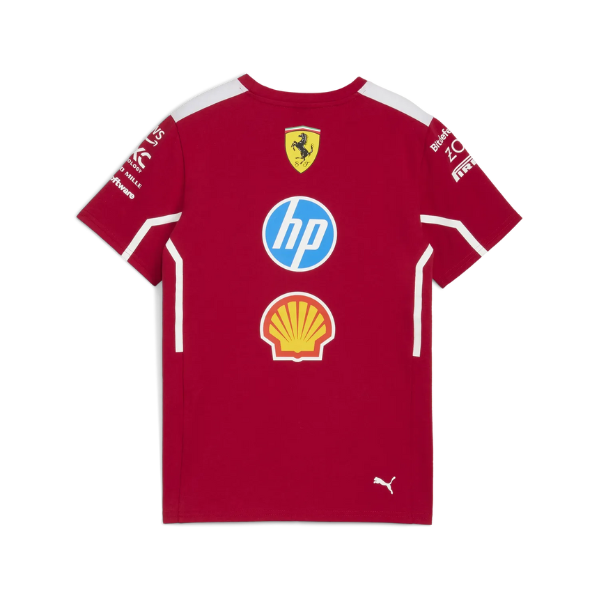 Scuderia Ferrari Team Round Neck T-Shirt - Kids 🔥