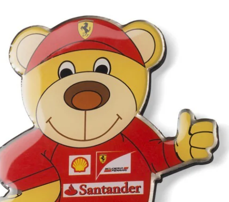 Fridge magnet, Ferrari Teddy, Unisex, Red, 2016