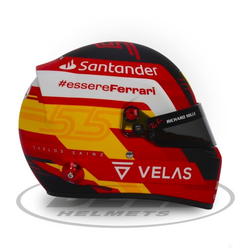 Casca mini Carlos Sainz la scara 1:2, 2022 - FansBRANDS®