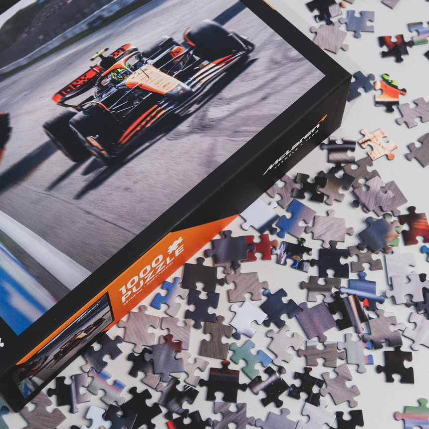 Echipa McLaren Formula 1®, Puzzle, Lando Norris, Poster cu victorie, 1000 piese