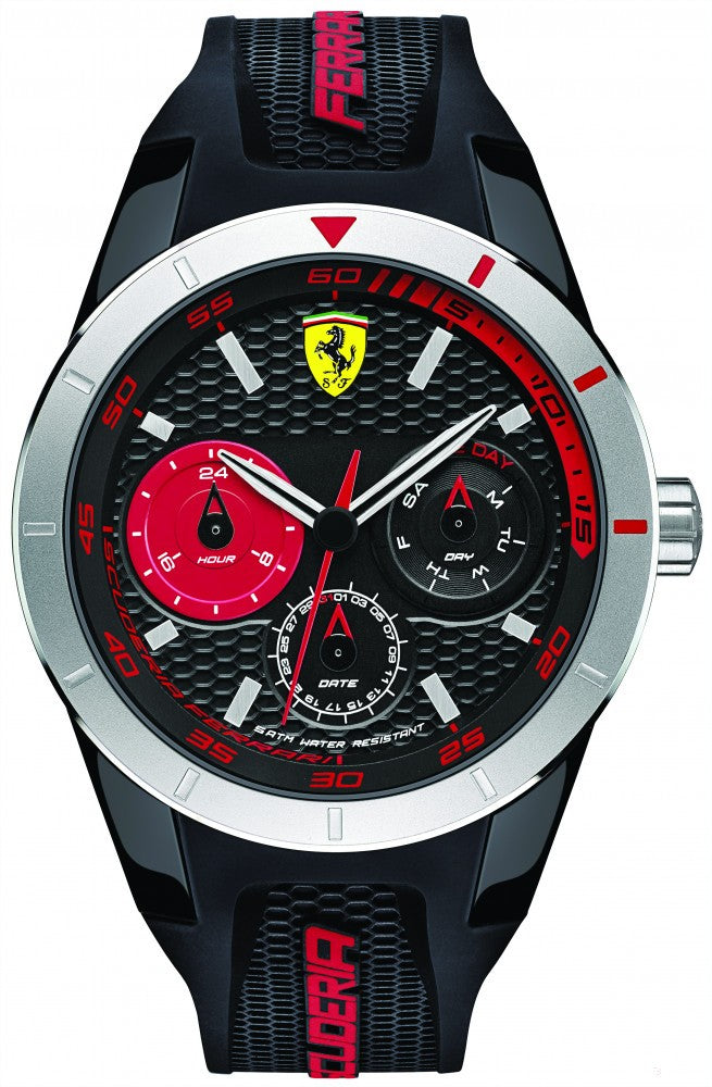 Ceas de Barbat, Ferrari Redrev T, Negru-Rosu, 2019 - FansBRANDS®