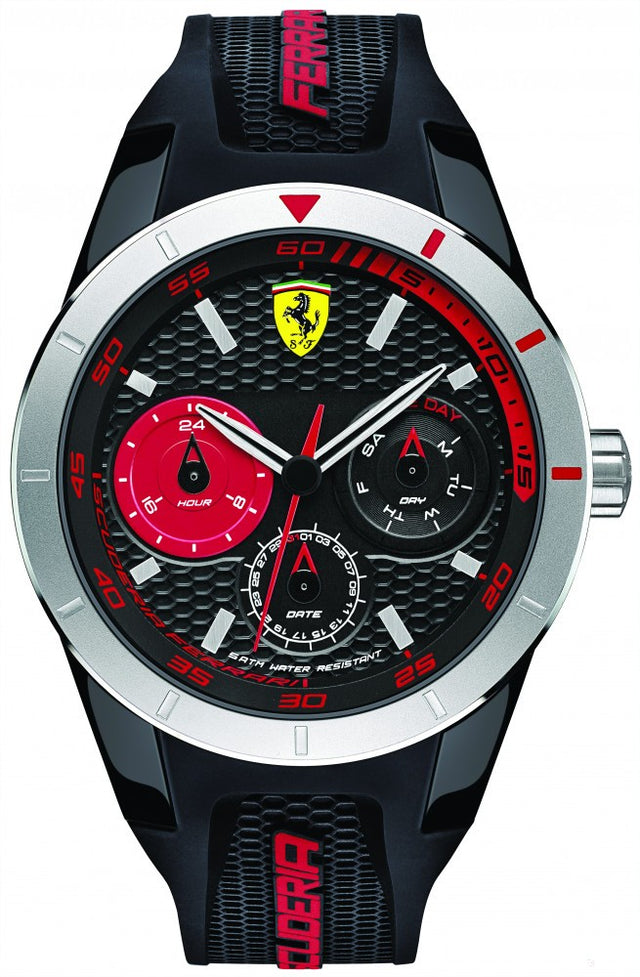 Ceas de Barbat, Ferrari Redrev T, Negru-Rosu, 2019 - FansBRANDS®