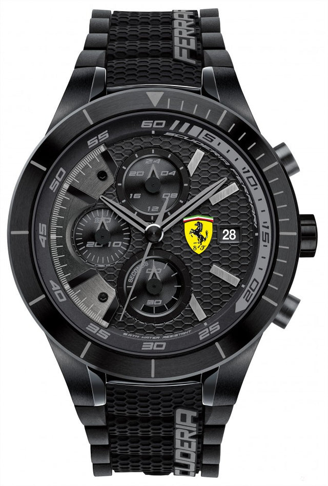 Ceas de Barbat, Ferrari Redrev EVO, Negru, 2019 - FansBRANDS®