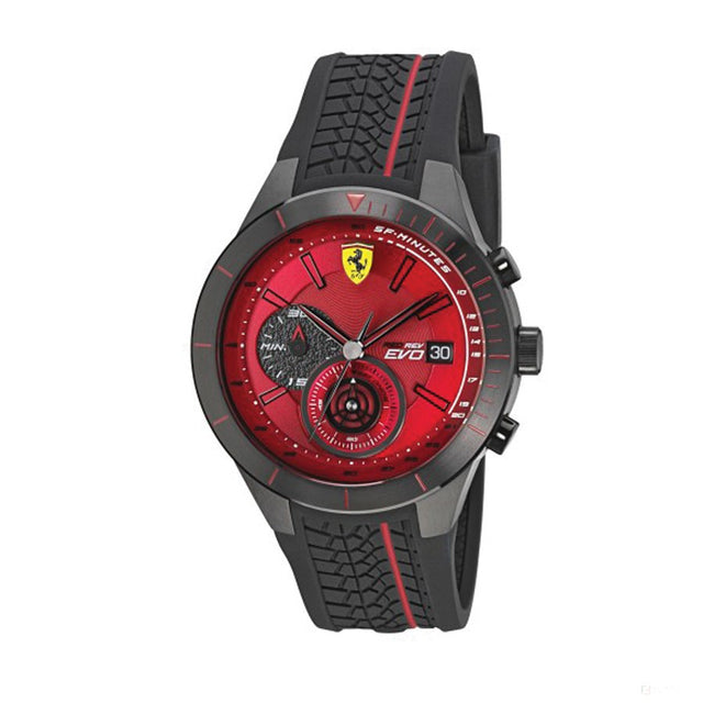 Ceas de Barbat, Ferrari Redrev EVO Quartz, Rosu, 2019 - FansBRANDS®