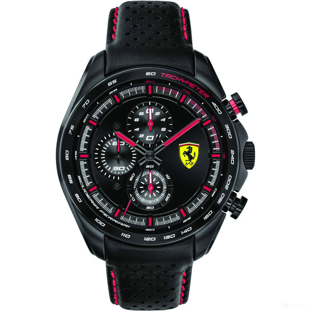 Ceas de Barbat, Ferrari Speedracer Chrono, Negru, 2020 - FansBRANDS®