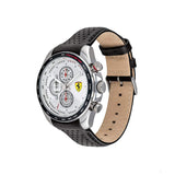 Ceas de Barbat, Ferrari Speedracer Chrono, Alb-Negru, 2020 - FansBRANDS®