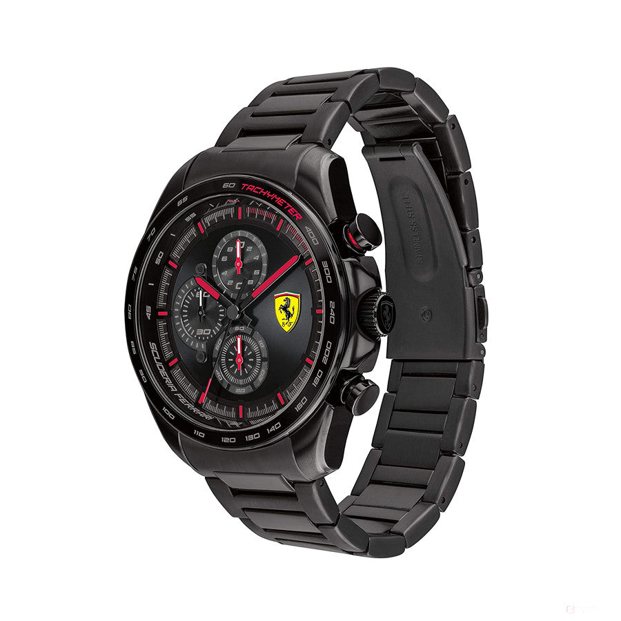 Ceas de Barbat, Ferrari Speedracer Chrono SS, Negru, 2020 - FansBRANDS®