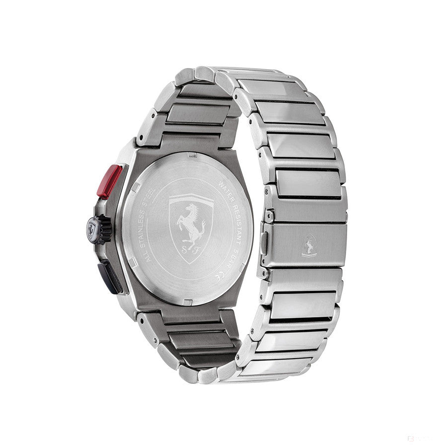 Ceas Scuderia Ferrari Aspire, oțel inoxidabil cu centură Chrono, 44mm - FansBRANDS®