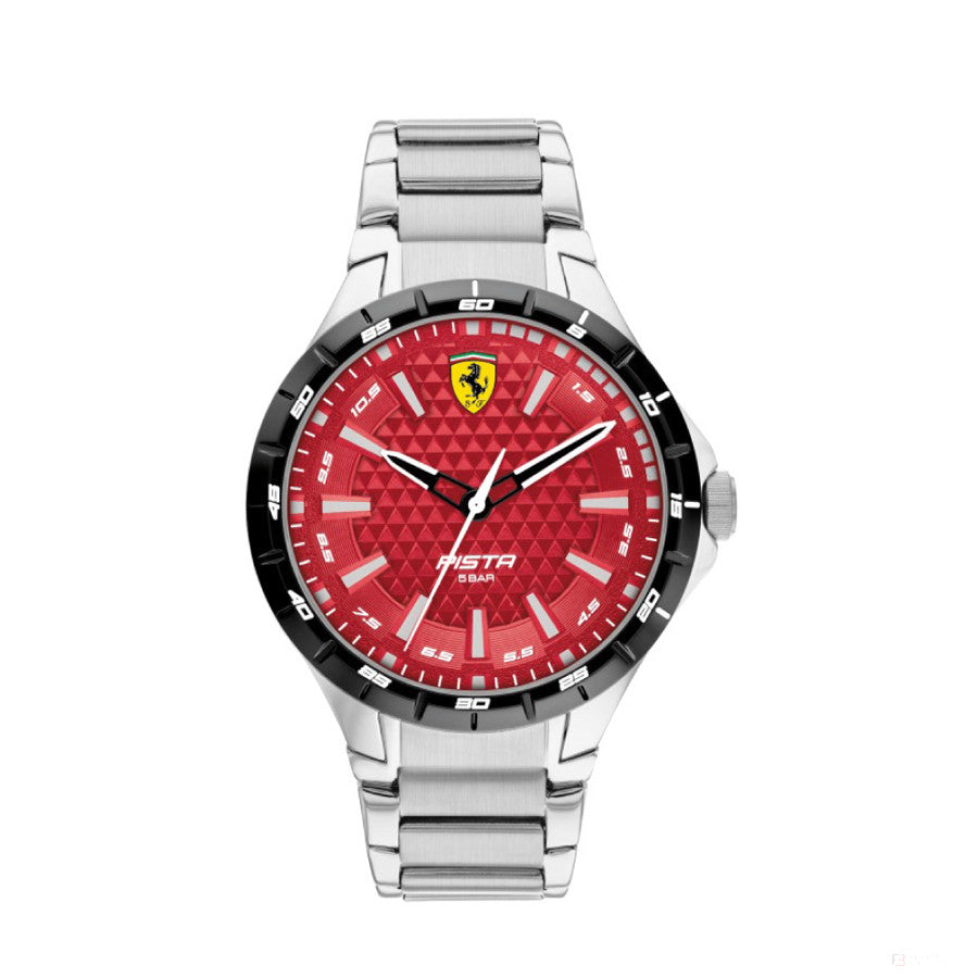 Scuderia Ferrari Watch PISTA Quartz, roșu 44mm - FansBRANDS®