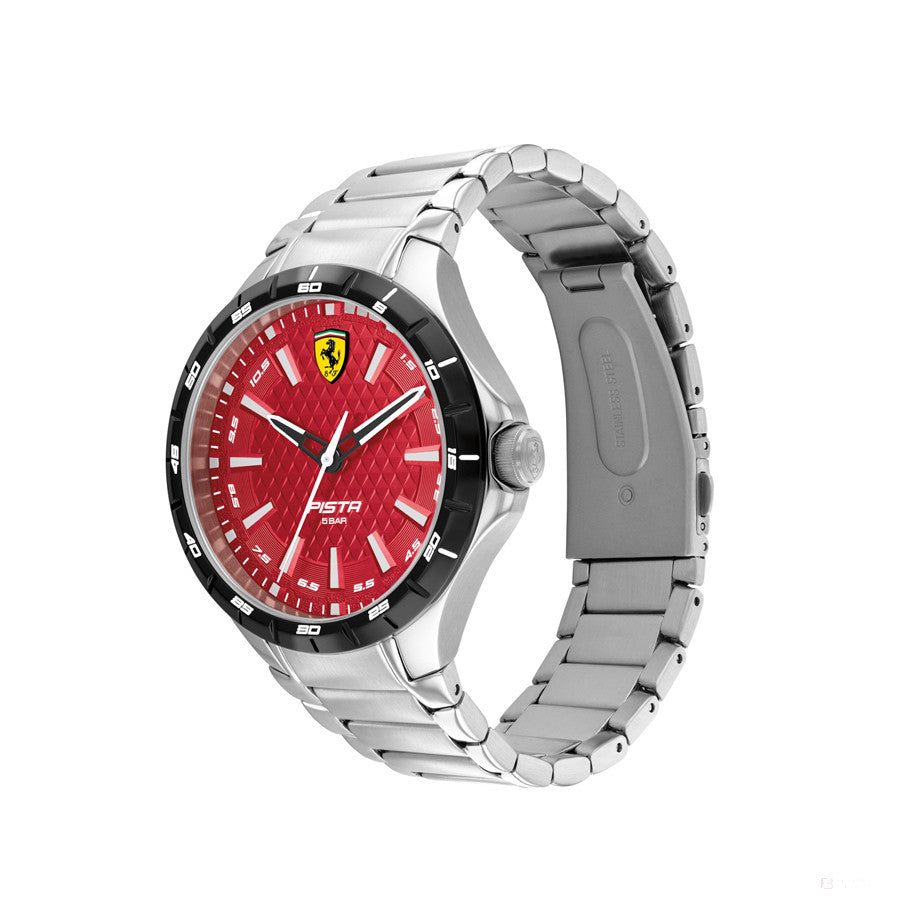 Scuderia Ferrari Watch PISTA Quartz, roșu 44mm - FansBRANDS®