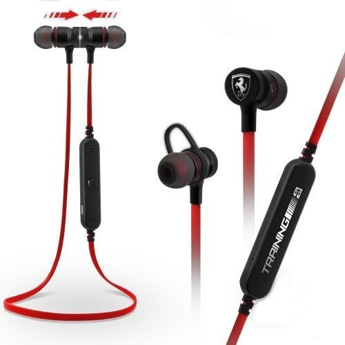 Casti Bluetooth cu Microfon, Ferrari, Rosu, 2019 - FansBRANDS®