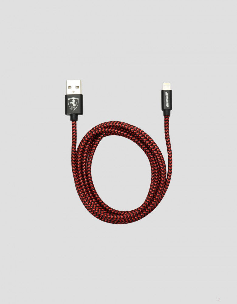iPhone Lightning Cable, Ferrari, Rosu, 2019