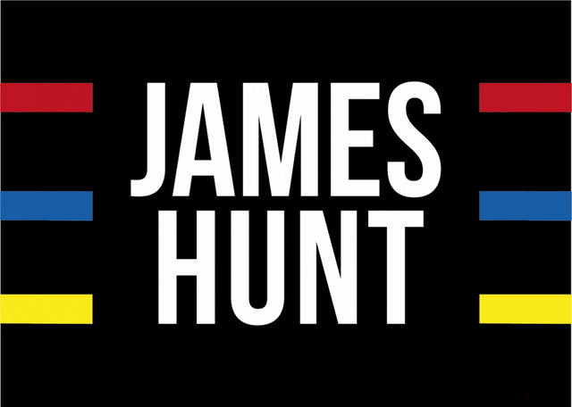 Steag, James Hunt Helmet 1976, Negru, 140x100 cm, 2020 - FansBRANDS®