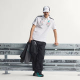 Polo Mercedes, echipă, ingineri, adidas, alb, 2026