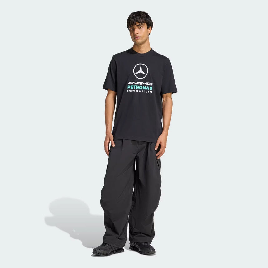 Polo Mercedes, Dna, grafic, adidas, negru, 2026