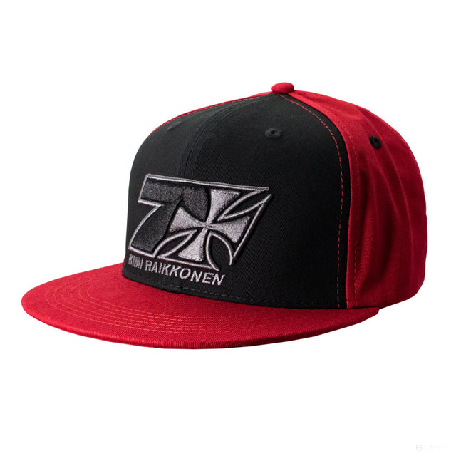 Sapca de Flatbrim, Kimi Räikkönen Cross Seven, Rosu, Adult, 2019 - FansBRANDS®