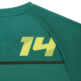 Tricou Fernando Alonso, Kimoa, îmbrăcăminte activă, verde, 2024