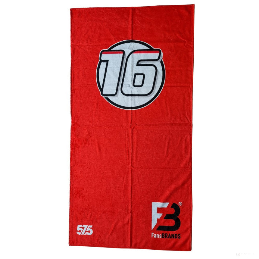 🎁 Charles Leclerc #16, FansBRANDS Towel, 2022 (100% off)