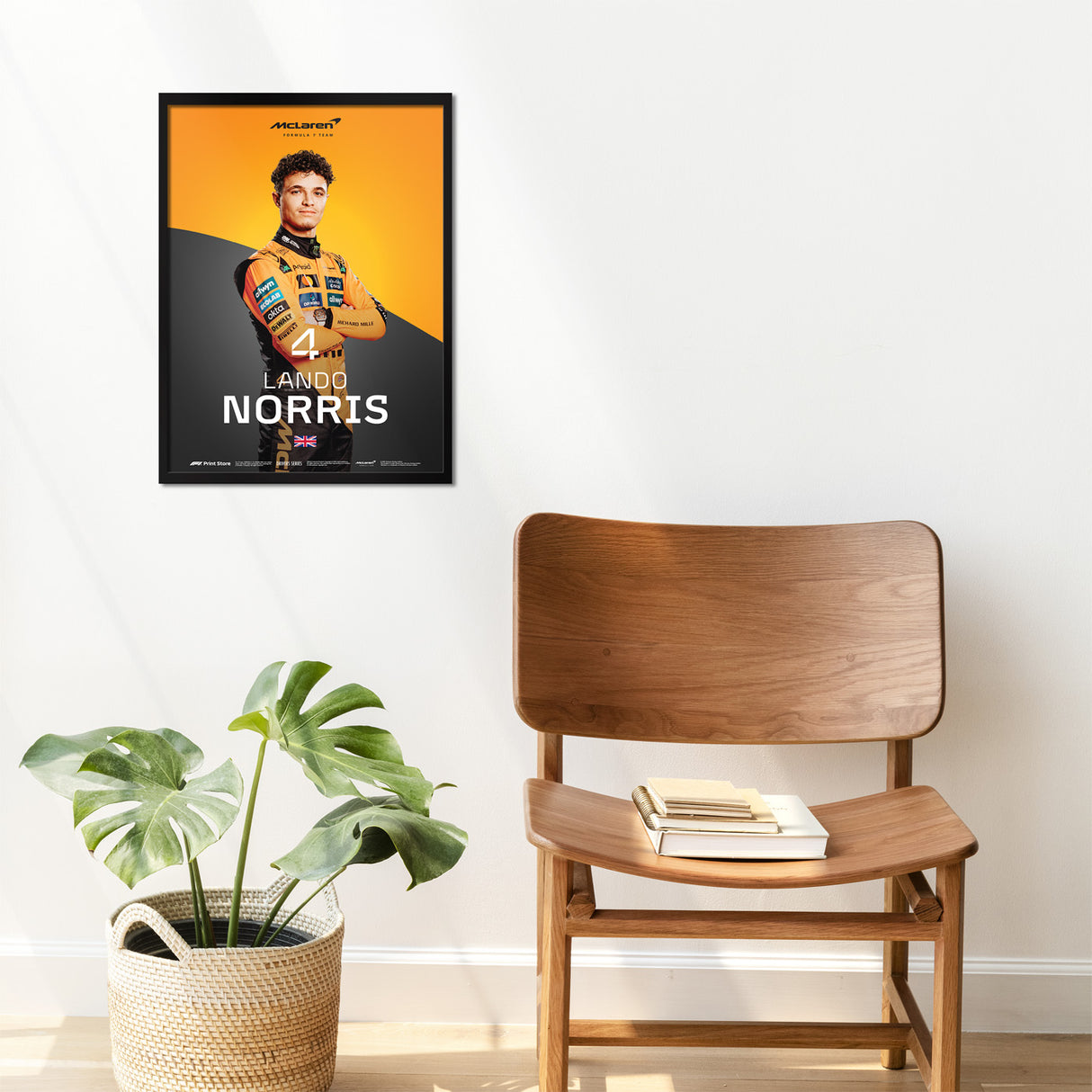 F1 Print – Poster Lando Norris (dimensiune A3)