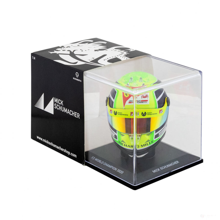 Model Casca Mini, Mick Schumacher 2020, 1:4, Verde, 2020 - FansBRANDS®