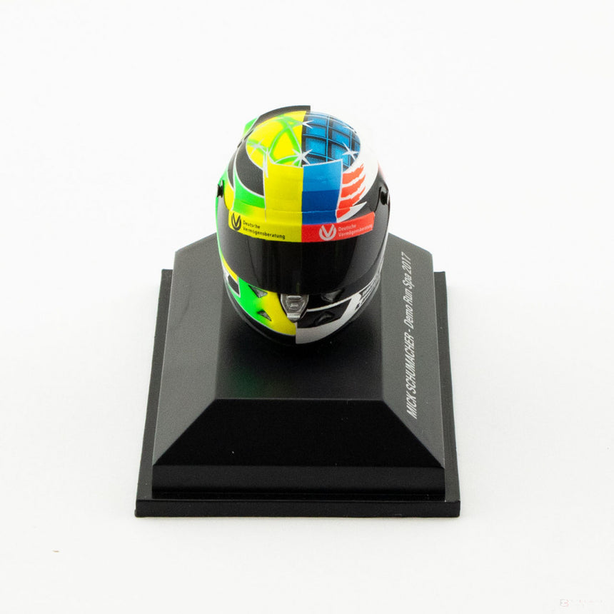 Model Casca Mini, Mick Schumacher Belgium GP 2017, 1:8, Multicolor - FansBRANDS®