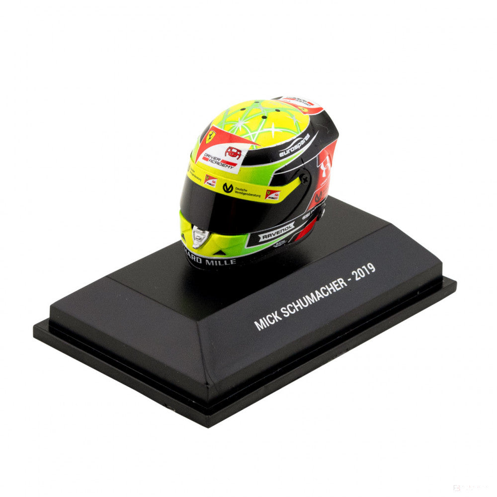 Model Casca Mini, Mick Schumacher 2019, 1:8, Verde, 2019 - FansBRANDS®