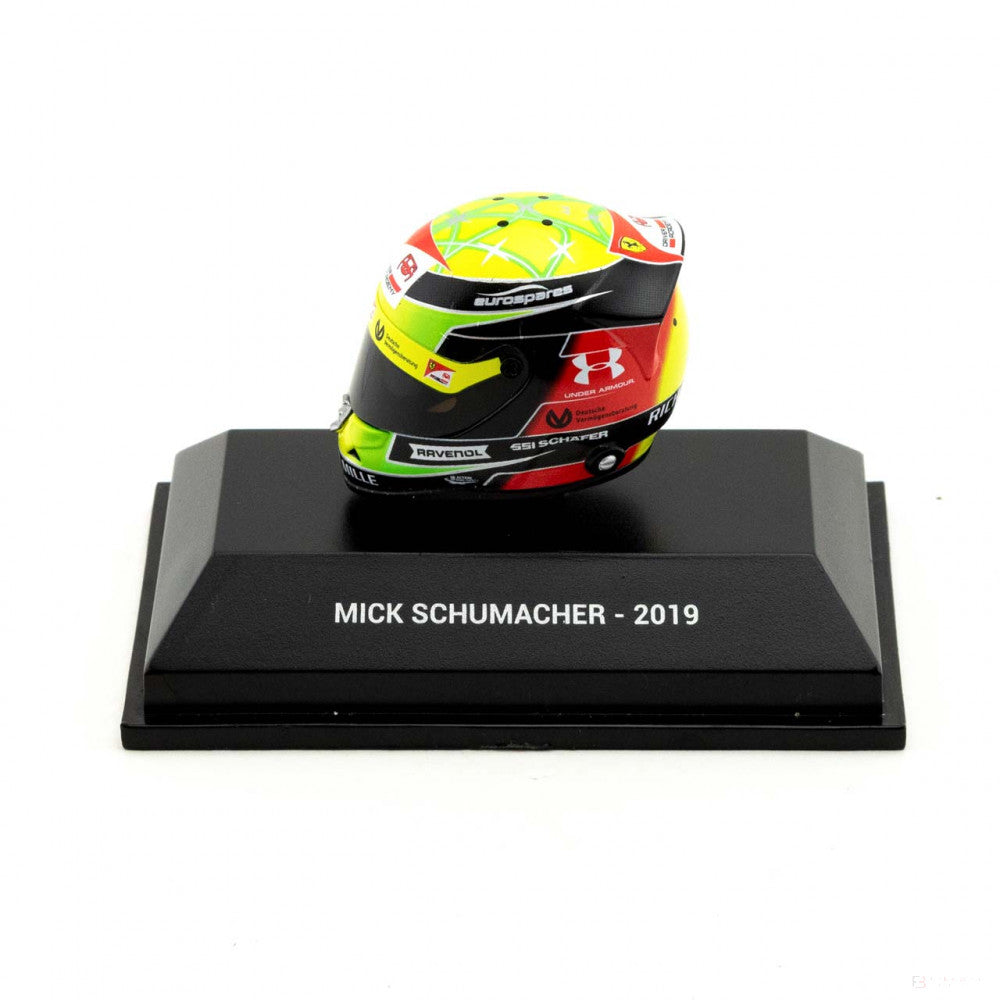 Model Casca Mini, Mick Schumacher 2019, 1:8, Verde, 2019 - FansBRANDS®