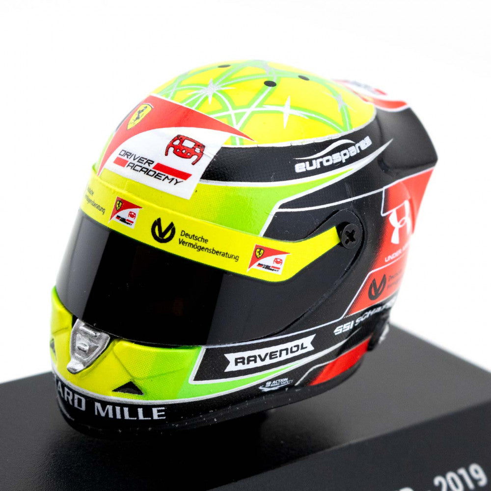 Model Casca Mini, Mick Schumacher 2019, 1:8, Verde, 2019 - FansBRANDS®