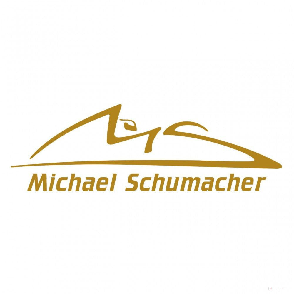Autocolant, Michael Schumacher Logo, Unisex, Auriu, 2015