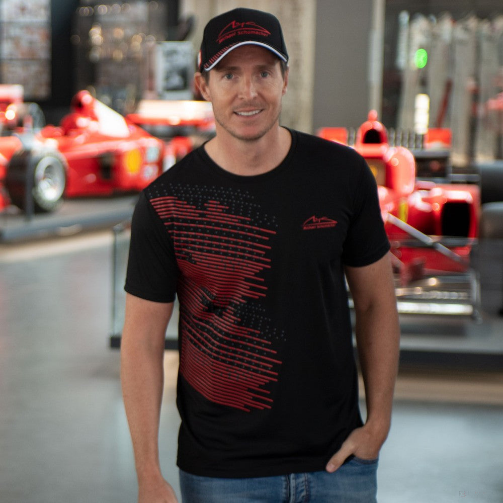 Tricou de Barbat, Michael Schumacher Speedline, Negru, 2018 - FansBRANDS®