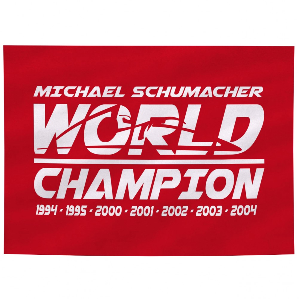 Steag, Michael Schumacher World Champion, Unisex, Rosu, 2018 - FansBRANDS®