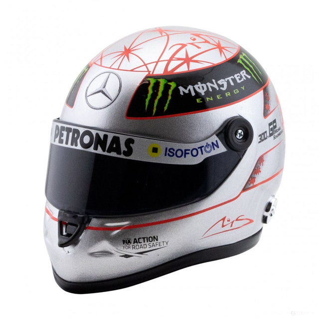 Michael Schumacher Platinum Helmet Spa 300th GP 2012 1:4 - FansBRANDS®