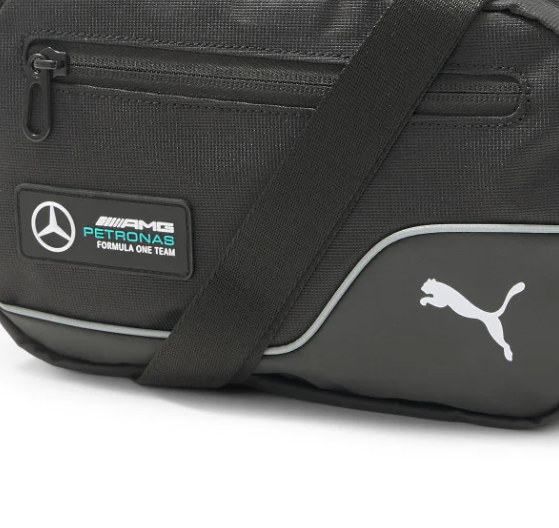 Mercedes Shoulder Bag, Puma, Black 29.5 x 15 x 8 cm