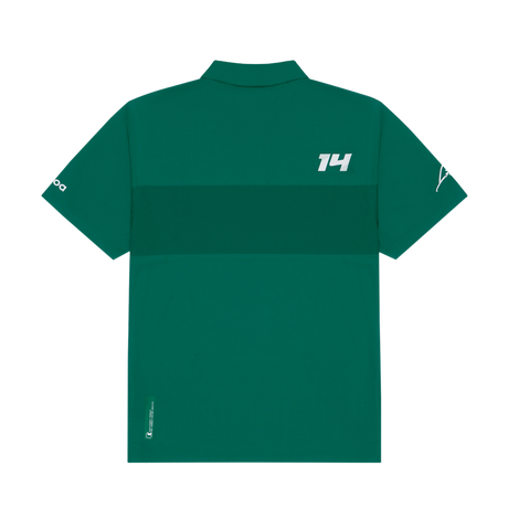 Polo Fernando Alonso, Kimoa, minimalist, verde, 2024