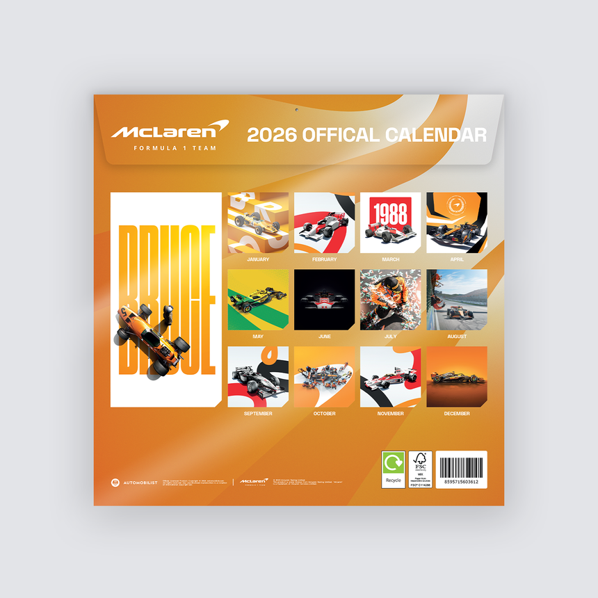 Echipa de Formula 1 McLaren - Calendar Oficial - 2026