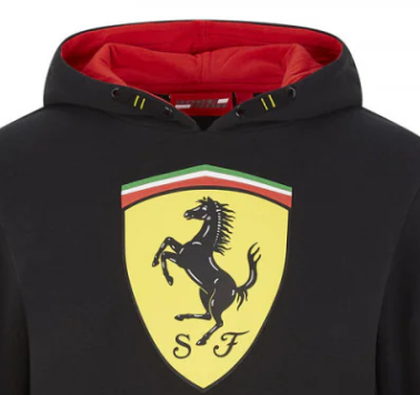 Kinderpullover, Ferrari Scudetto, Schwarz, 2020