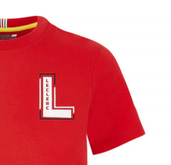 Tricou de Copil, Ferrari Charles Leclerc, Rosu, 2020