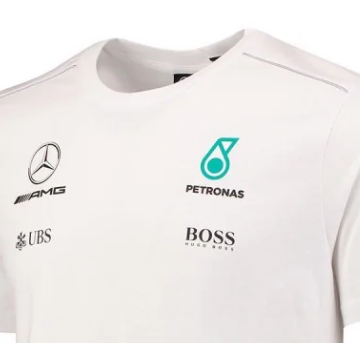 Children's T-Shirt, Mercedes, White, 2017