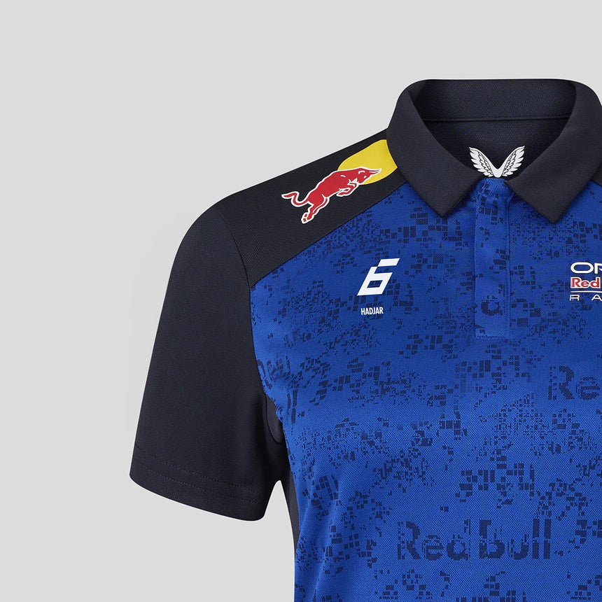 polo Red Bull, echipa, Isack Hadjar, pentru femei, albastru, 2026