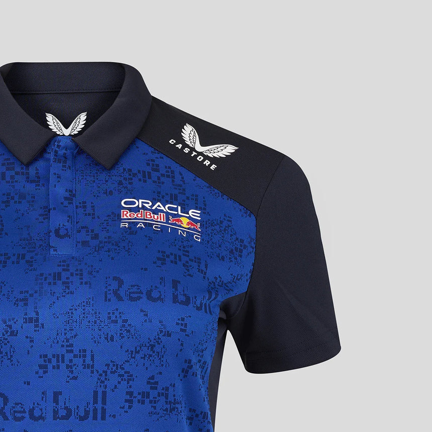 polo Red Bull, echipa, Isack Hadjar, pentru femei, albastru, 2026