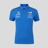Tricou polo pentru femei Alpine F1 de echipă, albastru, 2026