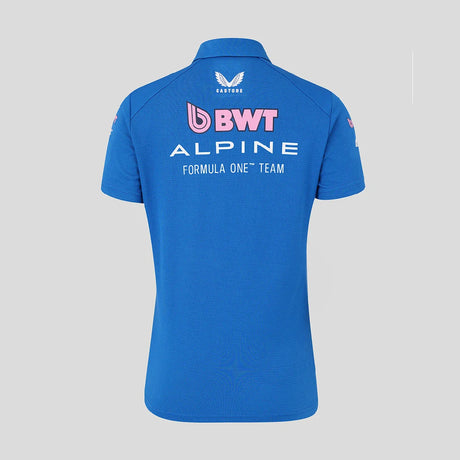 Tricou polo pentru femei Alpine F1 de echipă, albastru, 2026