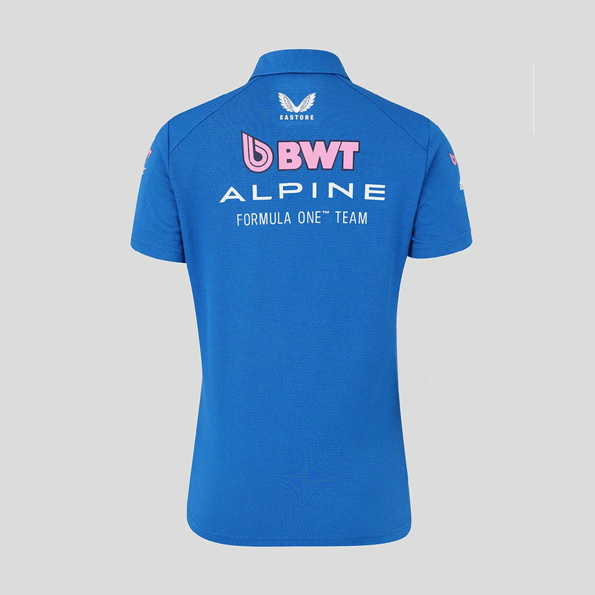 Tricou polo pentru femei Alpine F1 de echipă, albastru, 2026