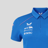 Tricou polo pentru femei Alpine F1 de echipă, albastru, 2026