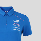 Tricou polo pentru femei Alpine F1 de echipă, albastru, 2026