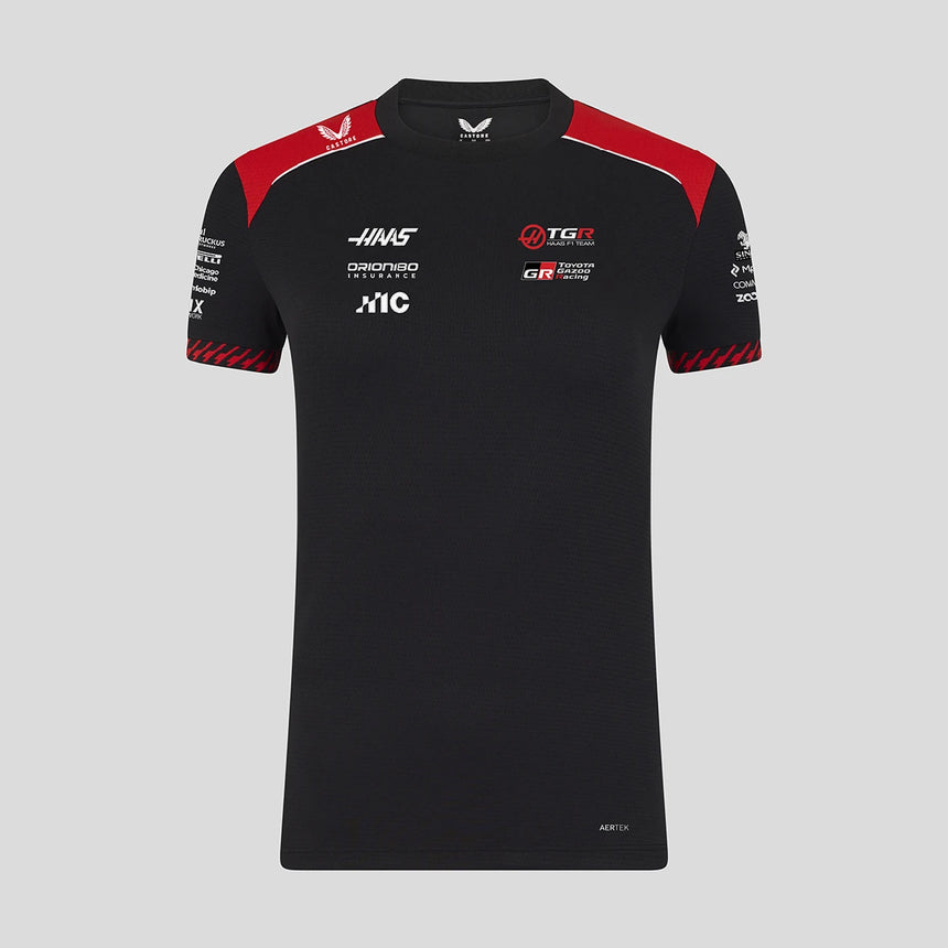 tricou Haas F1, echipă, pentru femei, negru