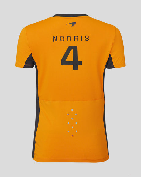McLaren t-shirt, Lando Norris, women, papaya. 2023