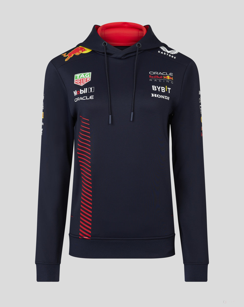 Red Bull Racing sweatshirt, hooded, team, women, blue, 2023 - FansBRANDS®