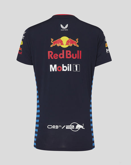 Red Bull tricou, Castore, echipa, dama, albastru, 2024